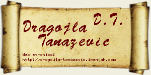 Dragojla Tanazević vizit kartica